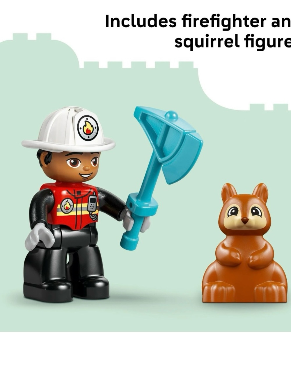 Lego Duplo 10473 Red Fire Truck Playset with Firefighter - Picture 4 of 4